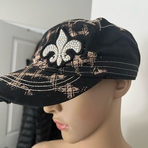 100% cotton , vintage style , fashionable hat